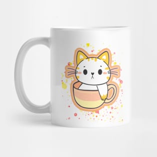 Adorable cat sitting in a coffee cup Mug